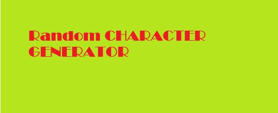 D&D 5e Random Character Generator/Builder